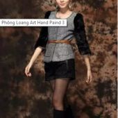 Phông loang art hand paind MD079