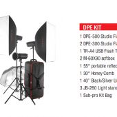 Bộ kit đèn flash studio Jinbei DPE II